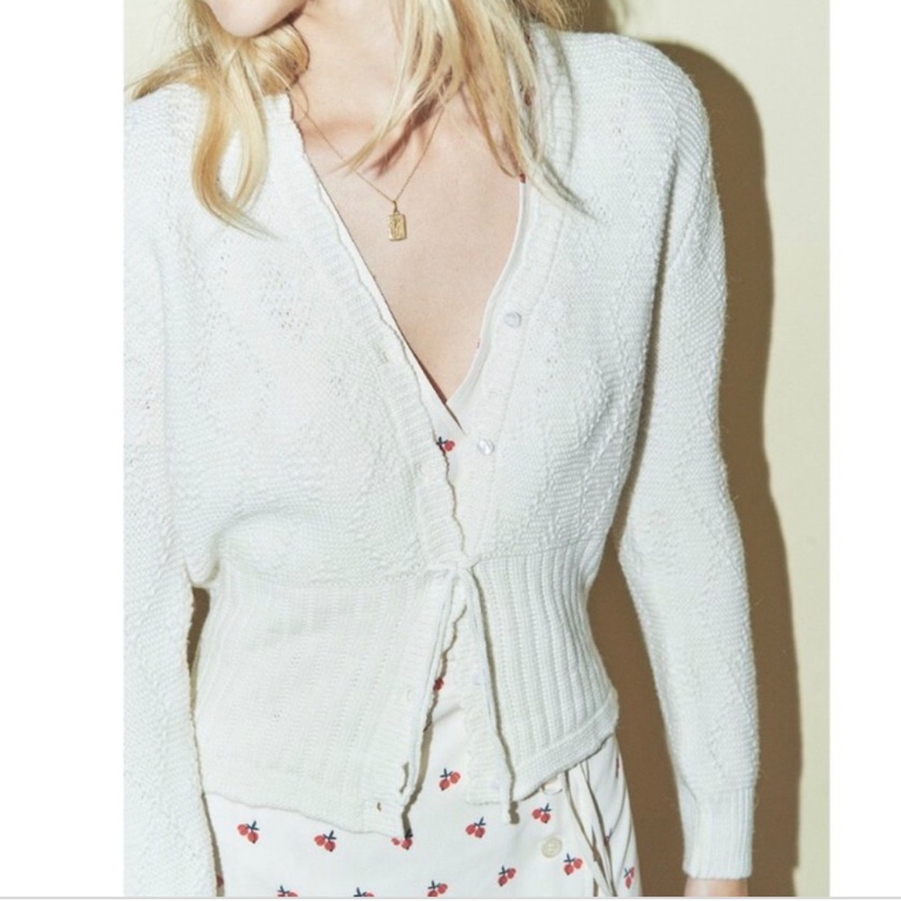 ISO Rouje Emile Cardigan Size 34/36/38 in Cream!!!
